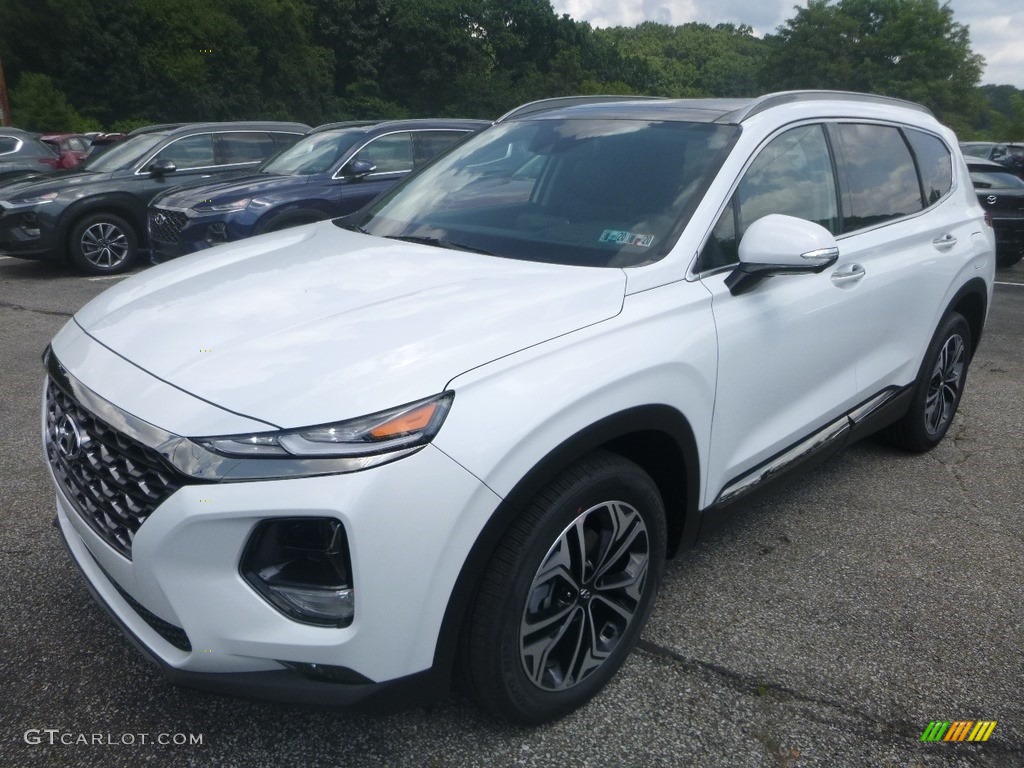 Quartz White 2020 Hyundai Santa Fe Limited 2.0 AWD Exterior Photo #134756184