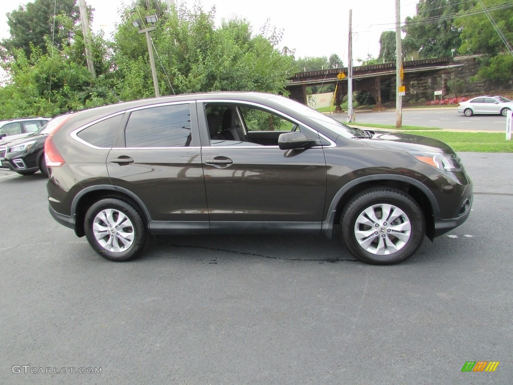 2014 CR-V EX AWD - Kona Coffee Metallic / Black photo #5