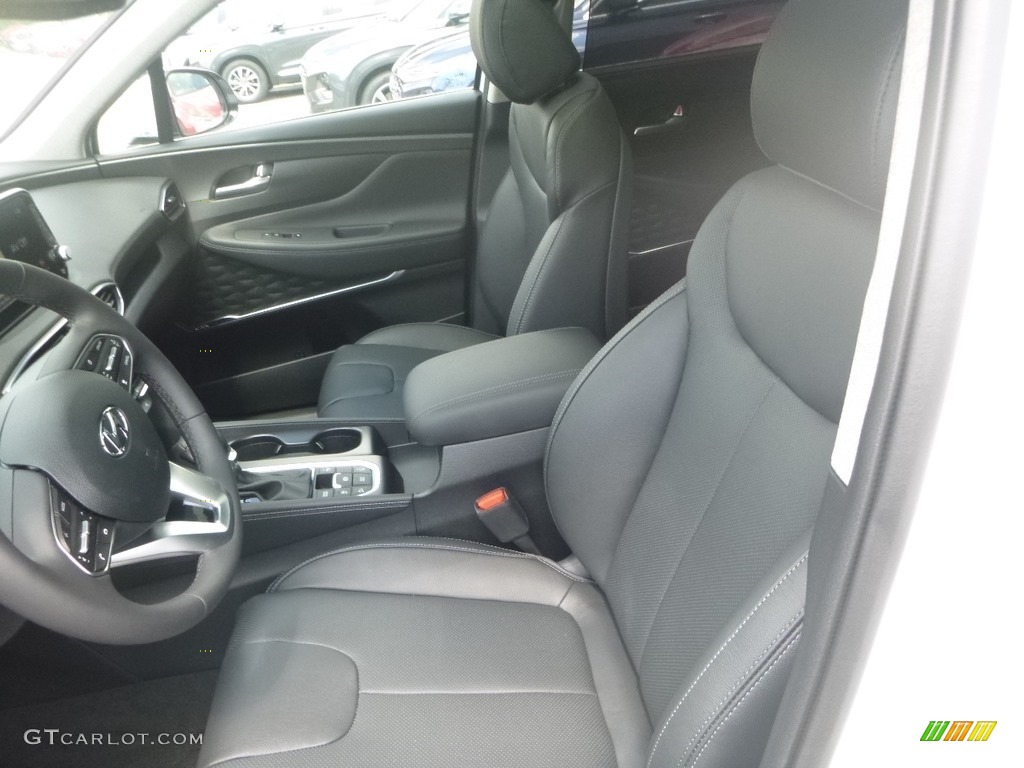 Black Interior 2020 Hyundai Santa Fe Limited 2.0 AWD Photo #134756340