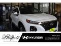 2020 Quartz White Hyundai Santa Fe Limited  photo #1