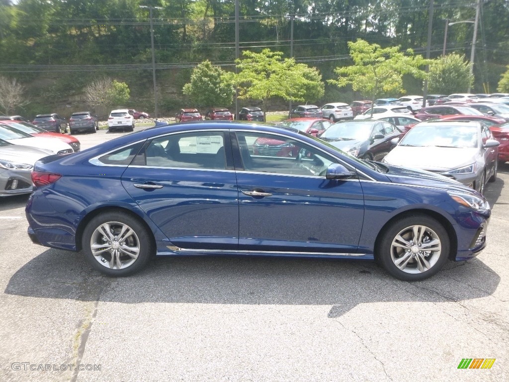 Blue Hyundai Sonata