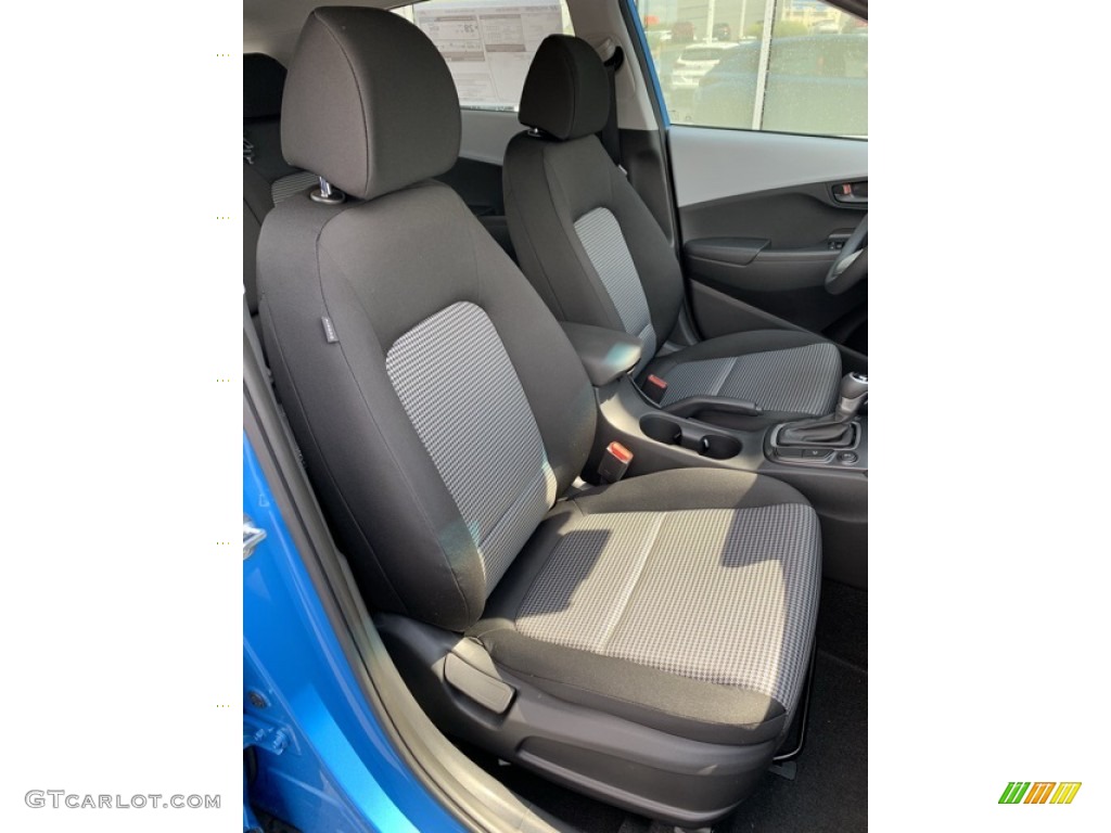 Gray/Black Interior 2020 Hyundai Kona SE AWD Photo #134757450