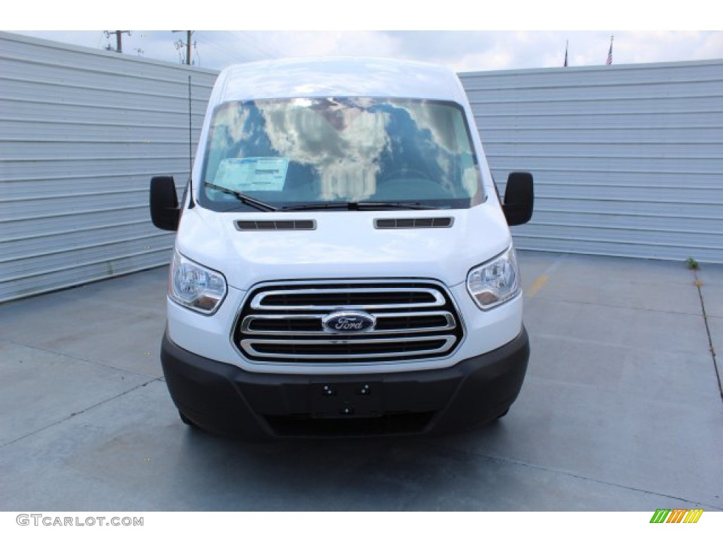 2019 Transit Passenger Wagon XLT 350 MR Long - Oxford White / Charcoal black photo #3