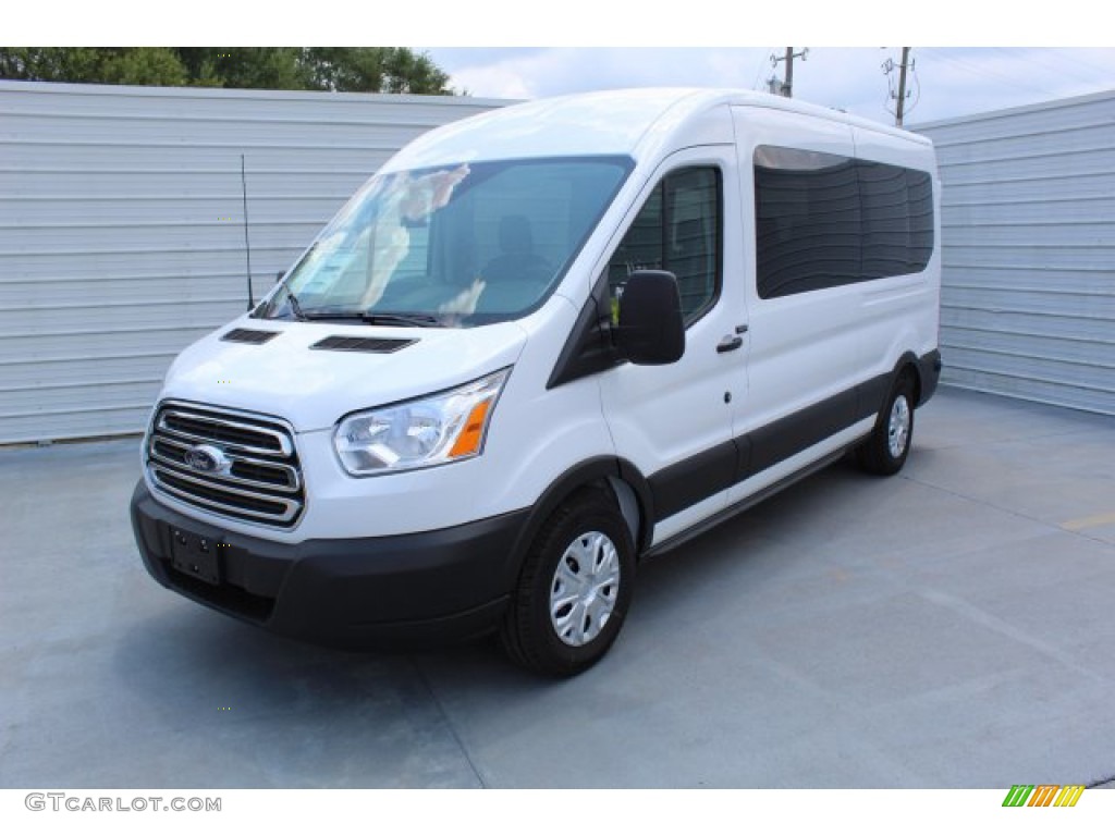 2019 Transit Passenger Wagon XLT 350 MR Long - Oxford White / Charcoal black photo #4