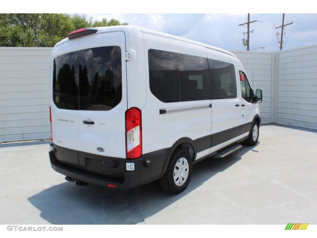 2019 Transit Passenger Wagon XLT 350 MR Long - Oxford White / Charcoal black photo #8