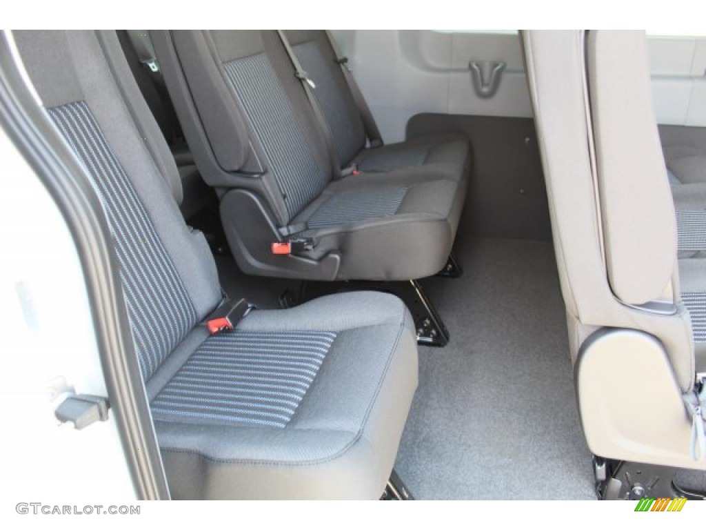 Charcoal black Interior 2019 Ford Transit Passenger Wagon XLT 350 MR Long Photo #134760282