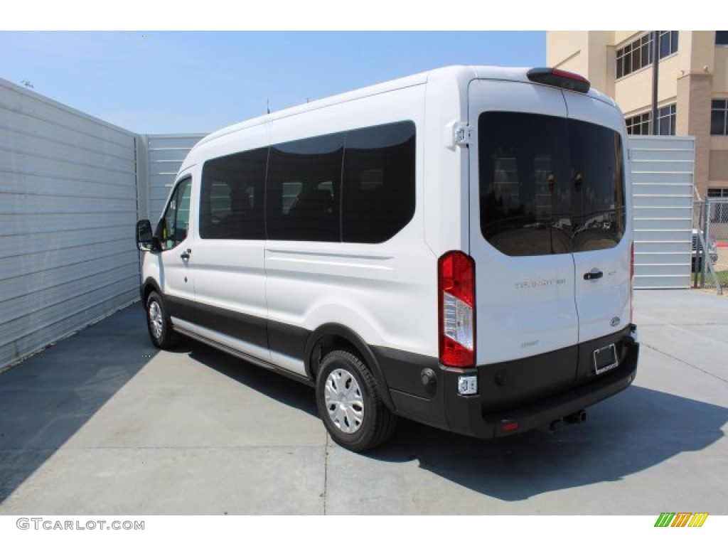 2019 Transit Passenger Wagon XLT 350 MR Long - Oxford White / Charcoal black photo #6