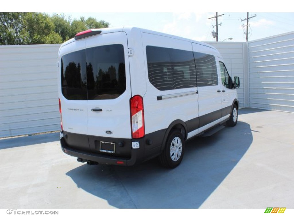 2019 Transit Passenger Wagon XLT 350 MR Long - Oxford White / Charcoal black photo #8