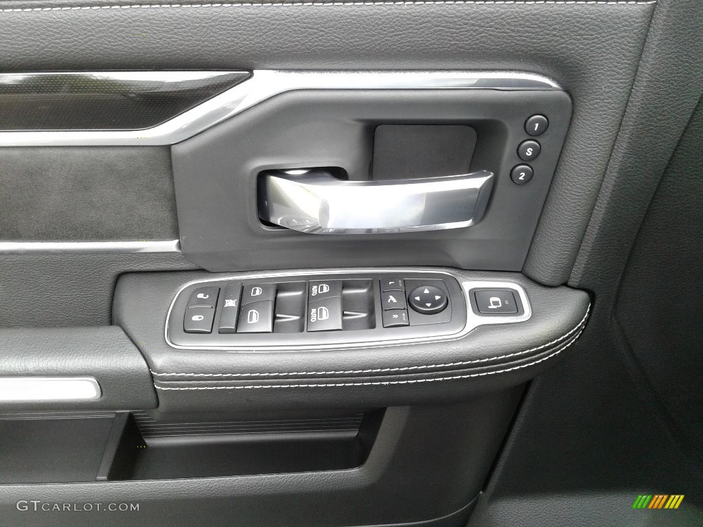 2019 Ram 2500 Laramie Crew Cab 4x4 Black Door Panel Photo #134760789