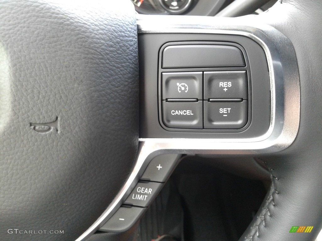 2019 Ram 2500 Laramie Crew Cab 4x4 Black Steering Wheel Photo #134760993