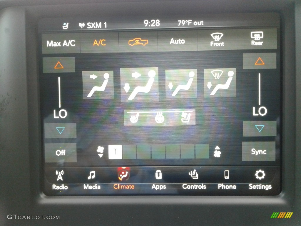 2019 Ram 2500 Laramie Crew Cab 4x4 Controls Photo #134761119