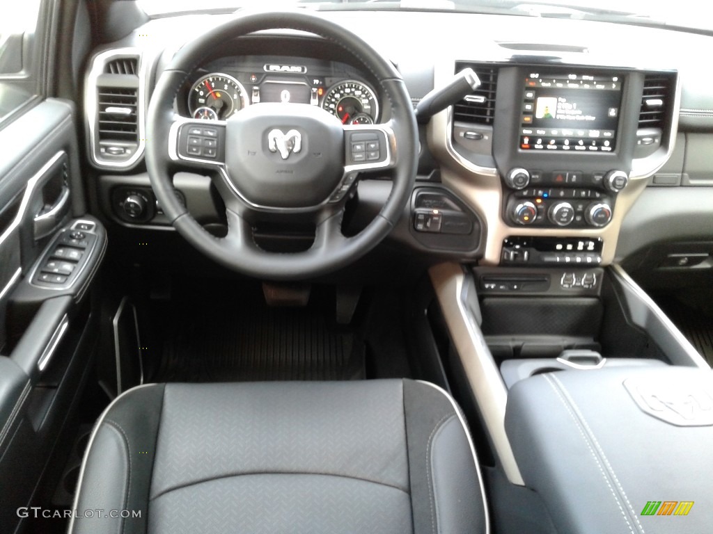 2019 Ram 2500 Laramie Crew Cab 4x4 Black Dashboard Photo #134761260