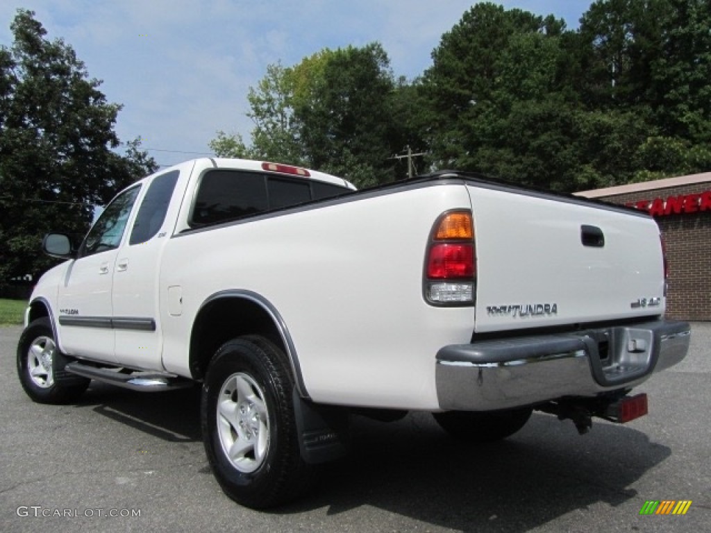 2004 Tundra SR5 Access Cab 4x4 - Natural White / Light Charcoal photo #8