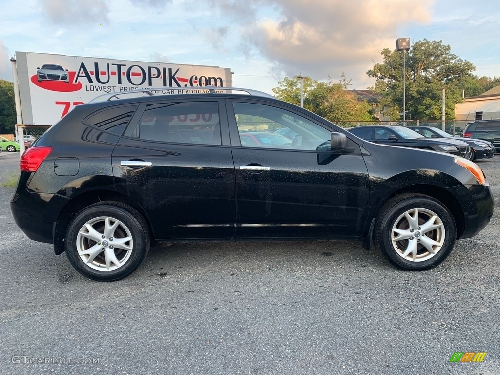 2010 Rogue SL AWD - Wicked Black / Black photo #2