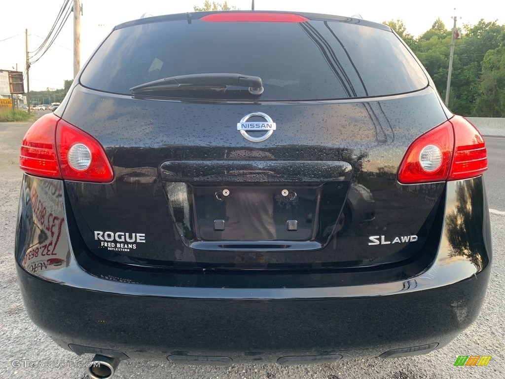2010 Rogue SL AWD - Wicked Black / Black photo #4