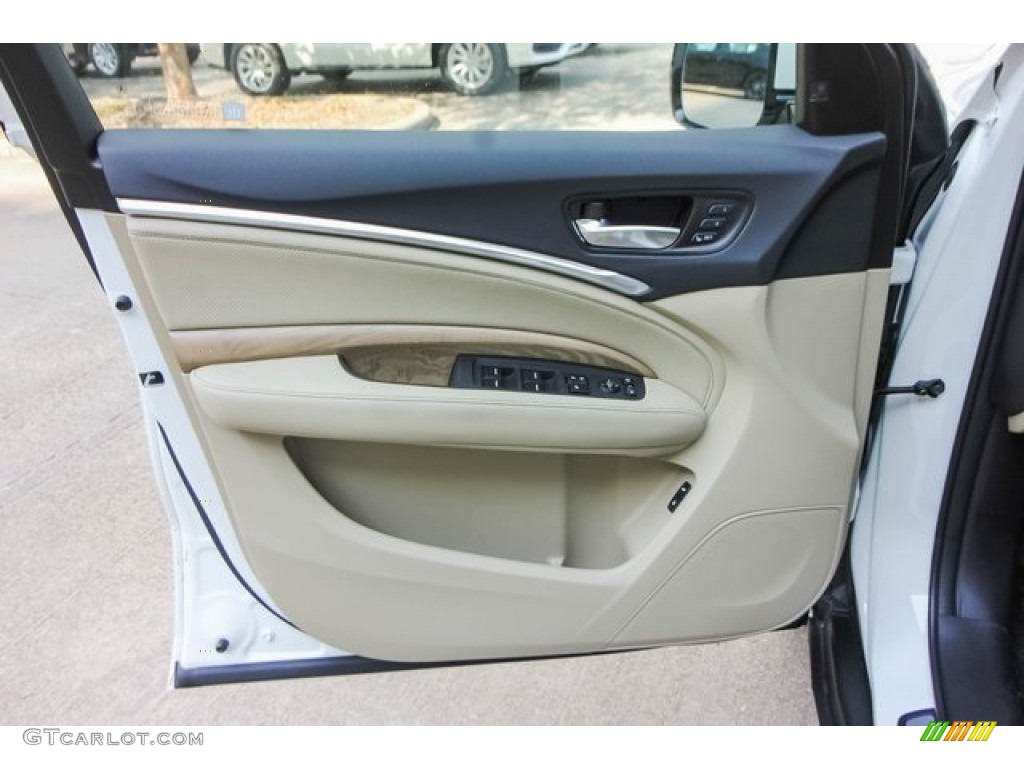 2020 Acura MDX Technology Parchment Door Panel Photo #134764079