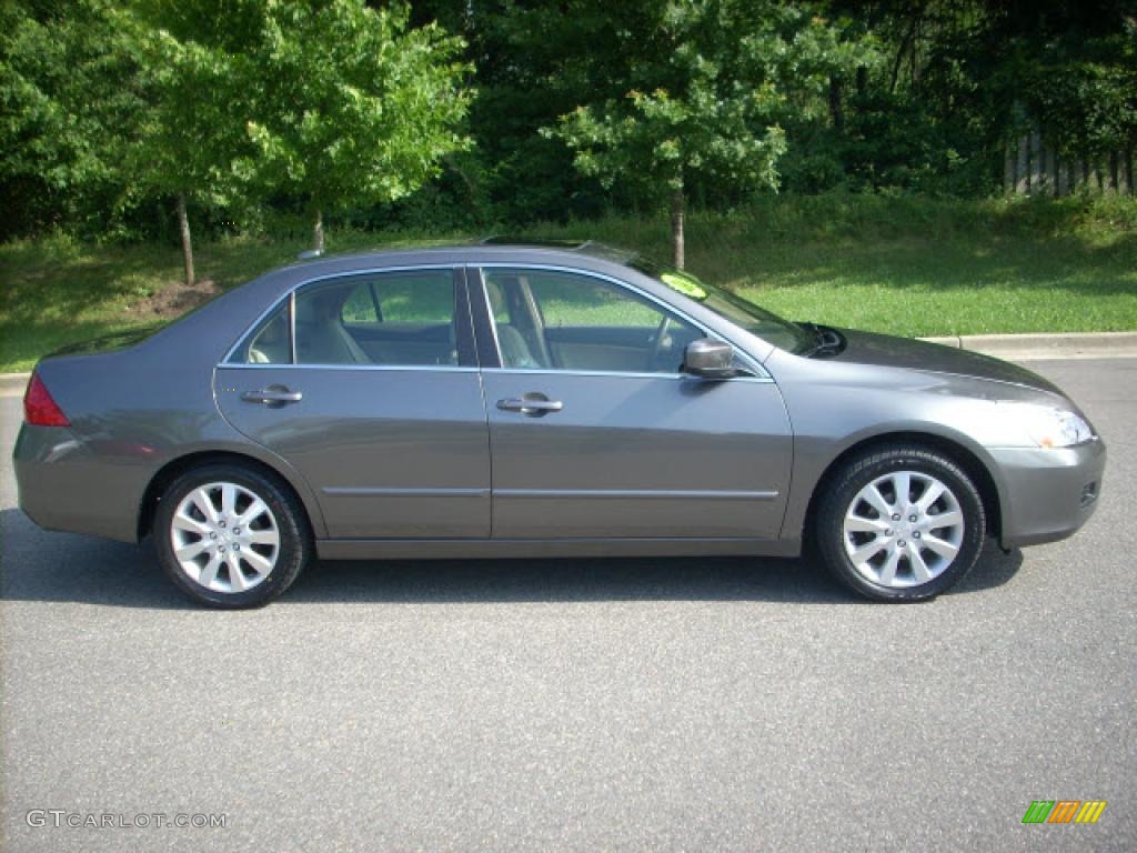 2006 Accord EX-L V6 Sedan - Carbon Bronze Pearl / Ivory photo #5