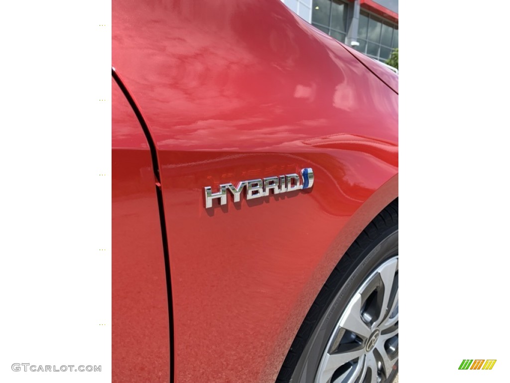 2020 Corolla LE Hybrid - Barcelona Red Metallic / Light Gray photo #34