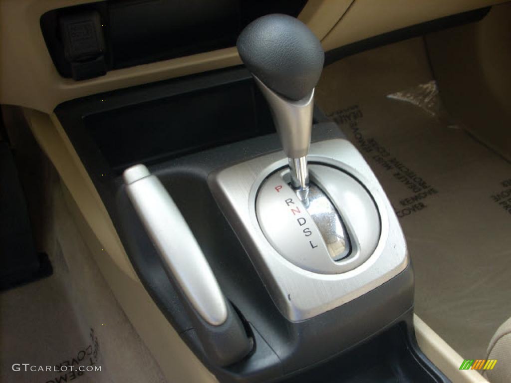 2006 Civic Hybrid Sedan - Galaxy Gray Metallic / Ivory photo #14