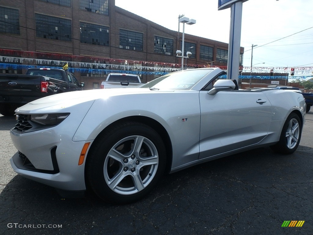 Silver Ice Metallic 2019 Chevrolet Camaro LT Convertible Exterior Photo #134773758