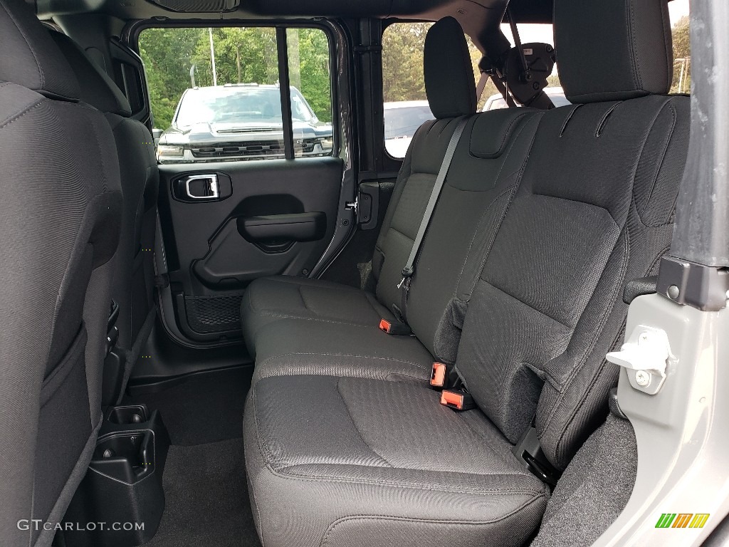 Black Interior 2020 Jeep Wrangler Unlimited Sport 4x4 Photo #134773785