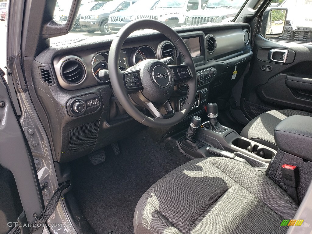 2020 Jeep Wrangler Unlimited Sport 4x4 Black Dashboard Photo #134773818