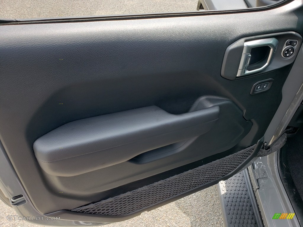 2020 Jeep Wrangler Unlimited Sport 4x4 Black Door Panel Photo #134773848
