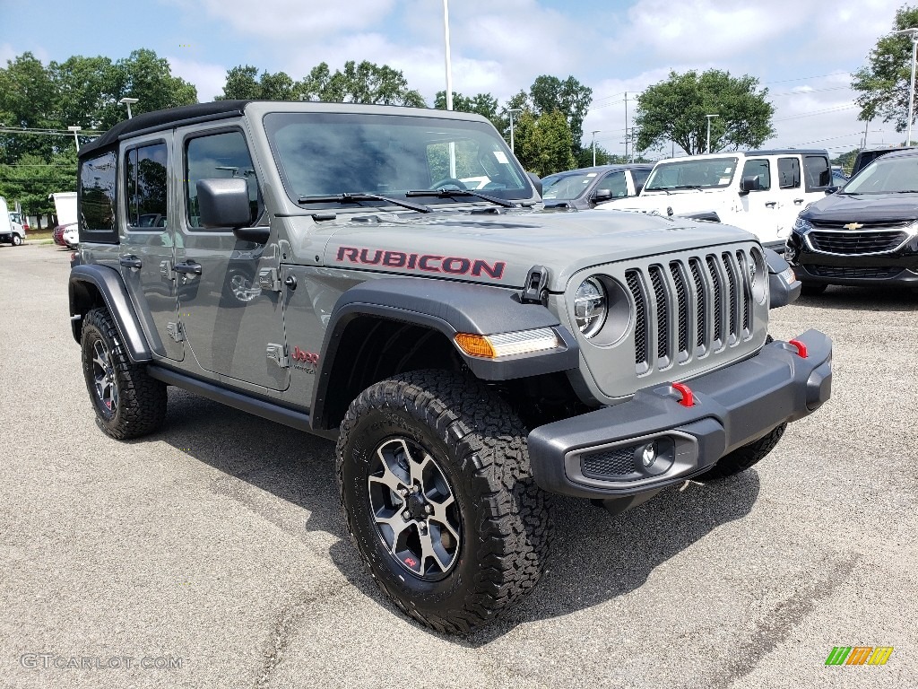 2020 Wrangler Unlimited Rubicon 4x4 - Sting-Gray / Black photo #1