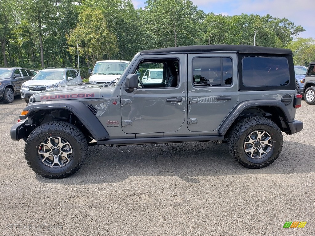 Sting-Gray 2020 Jeep Wrangler Unlimited Rubicon 4x4 Exterior Photo #134774358