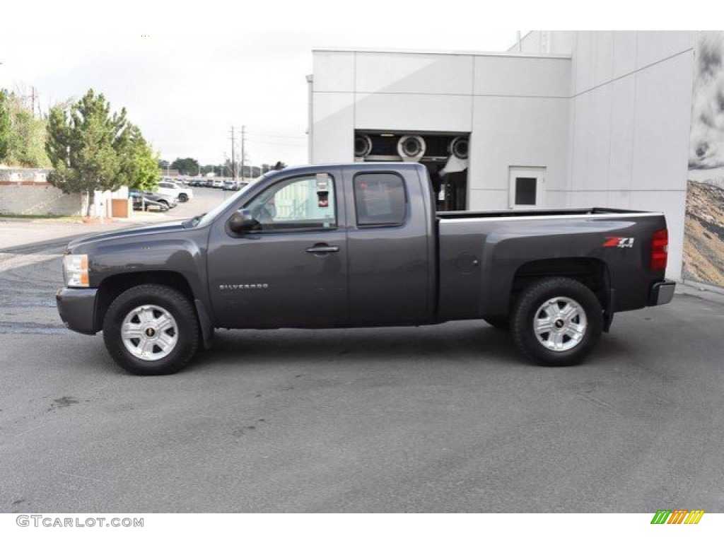 2011 Silverado 1500 LTZ Extended Cab 4x4 - Taupe Gray Metallic / Ebony photo #3