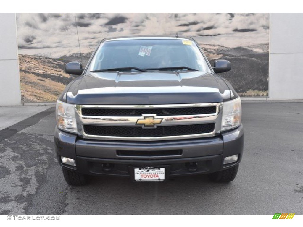 2011 Silverado 1500 LTZ Extended Cab 4x4 - Taupe Gray Metallic / Ebony photo #8