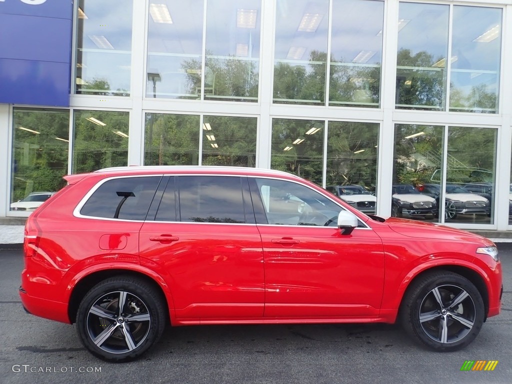 Passion Red 2019 Volvo XC90 T5 AWD R-Design Exterior Photo #134775348