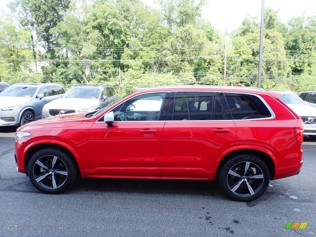 Passion Red 2019 Volvo XC90 T5 AWD R-Design Exterior Photo #134775504