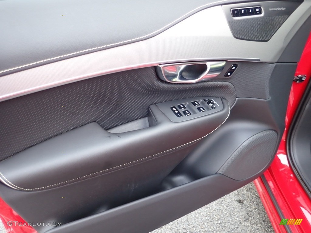 2019 Volvo XC90 T5 AWD R-Design Charcoal Door Panel Photo #134775846