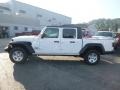 2020 Bright White Jeep Gladiator Sport 4x4  photo #2