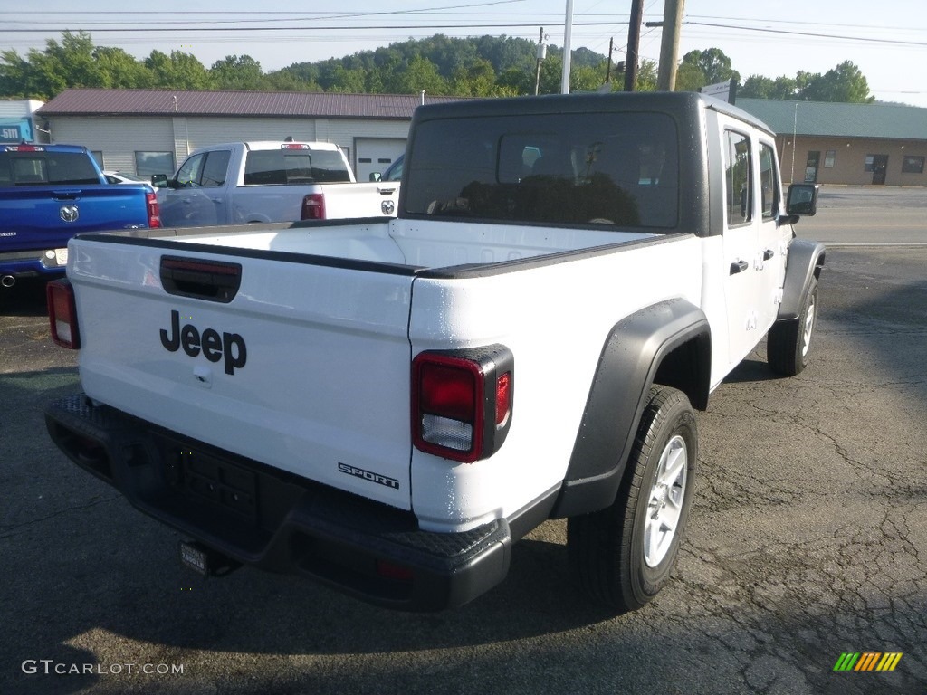 2020 Gladiator Sport 4x4 - Bright White / Black photo #5