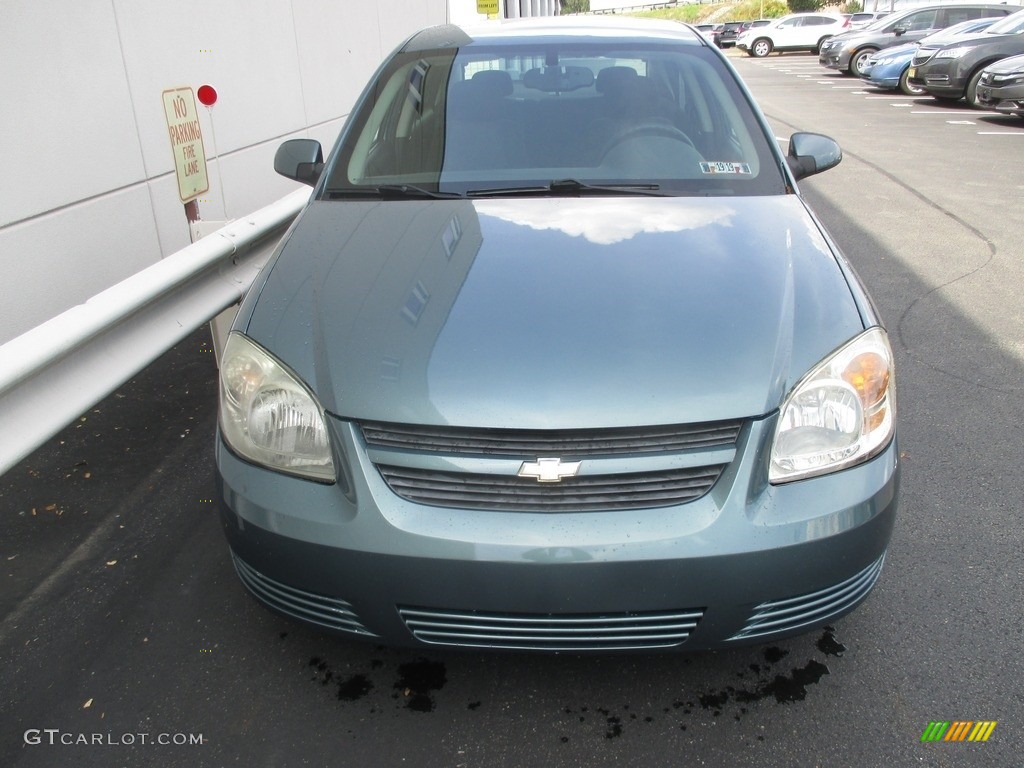 2010 Cobalt LT Sedan - Silver Moss Metallic / Gray photo #7