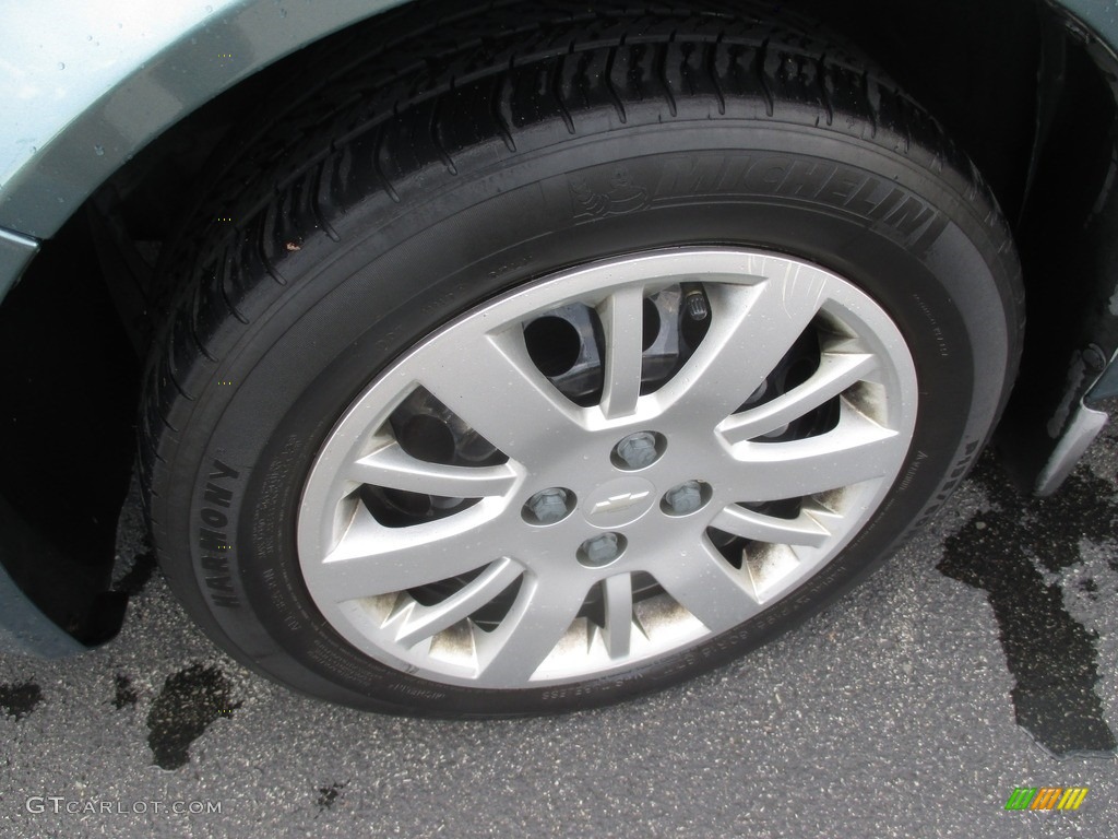 2010 Cobalt LT Sedan - Silver Moss Metallic / Gray photo #9