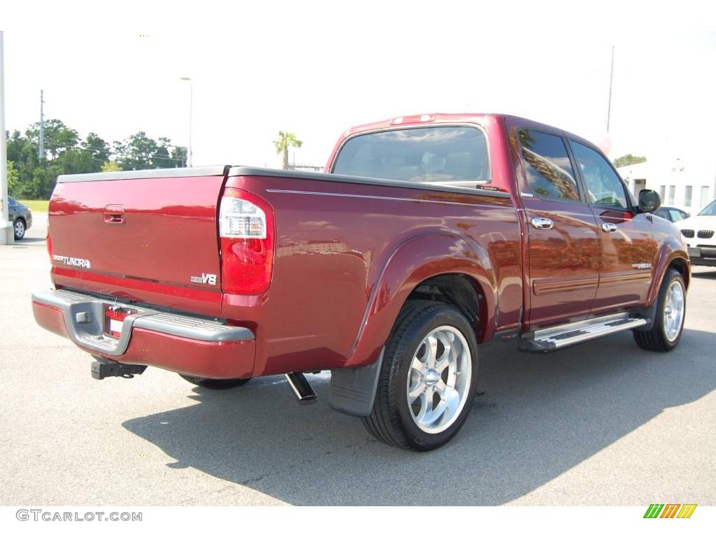 2006 Tundra Limited Double Cab - Salsa Red Pearl / Light Charcoal photo #5