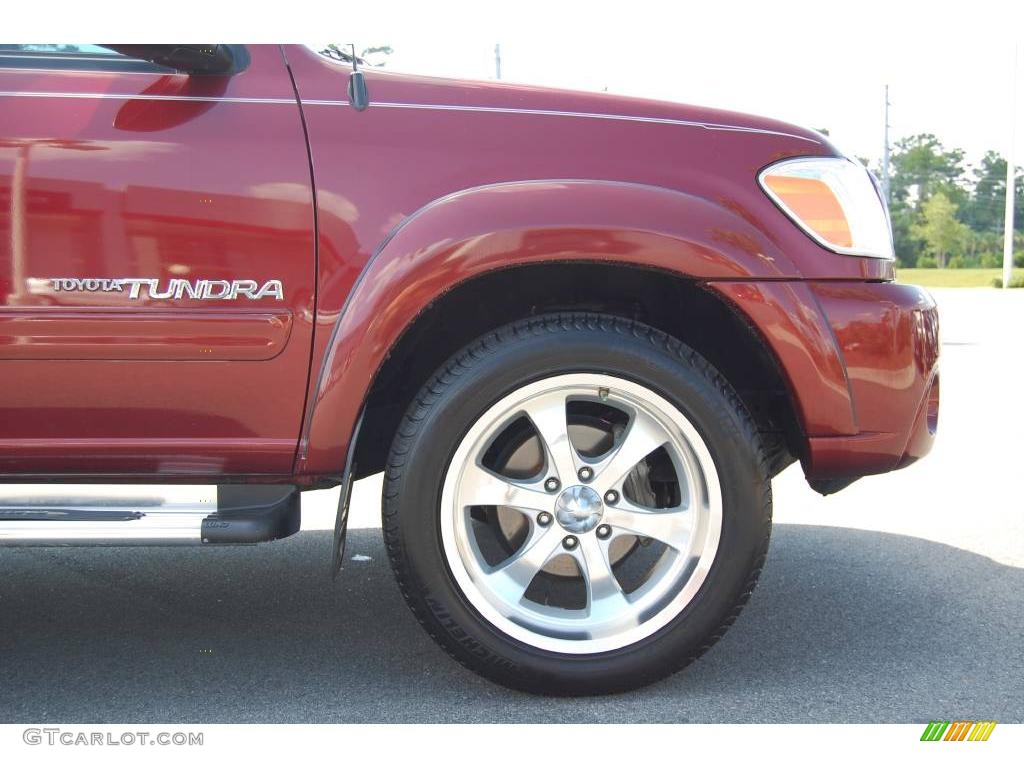 2006 Tundra Limited Double Cab - Salsa Red Pearl / Light Charcoal photo #6