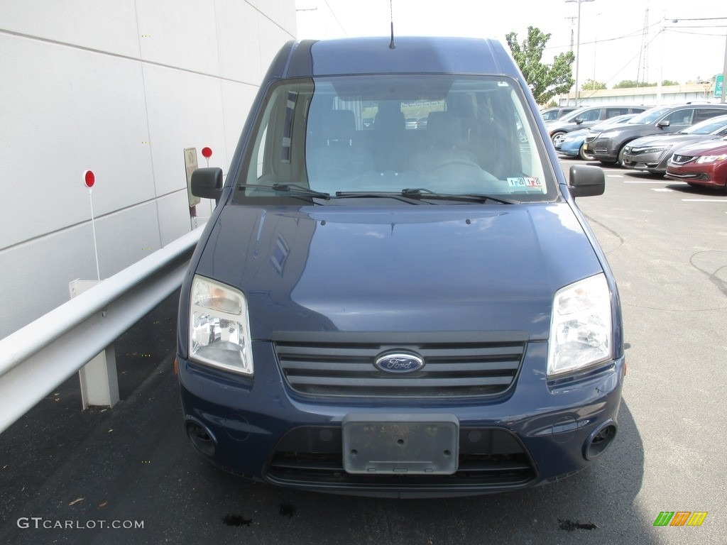 2010 Transit Connect XLT Passenger Wagon - Dark Blue / Dark Gray photo #8
