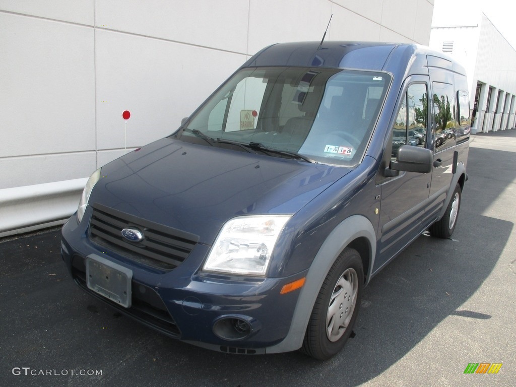 2010 Transit Connect XLT Passenger Wagon - Dark Blue / Dark Gray photo #9