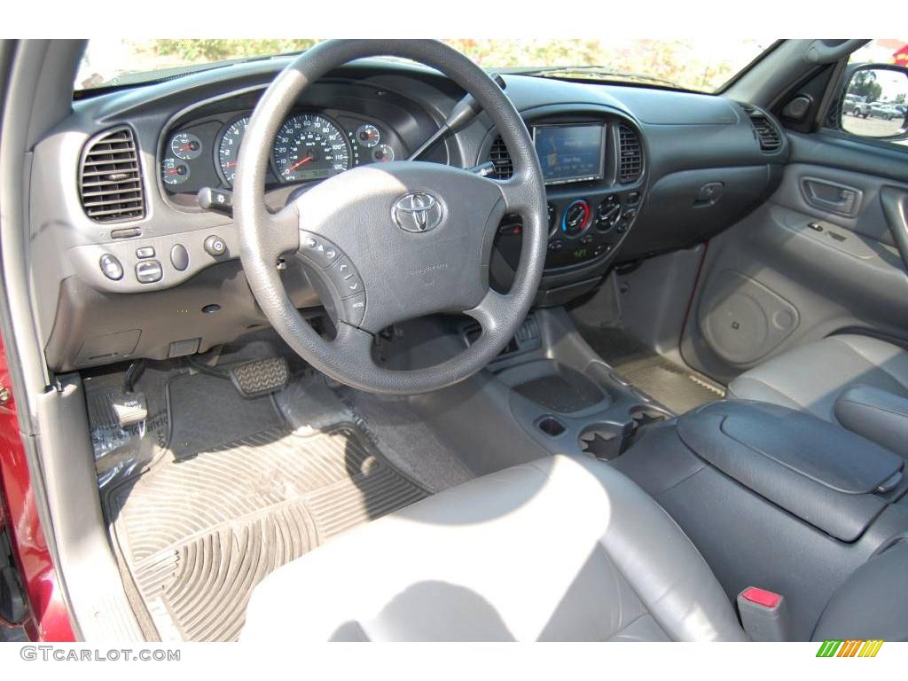2006 Tundra Limited Double Cab - Salsa Red Pearl / Light Charcoal photo #9