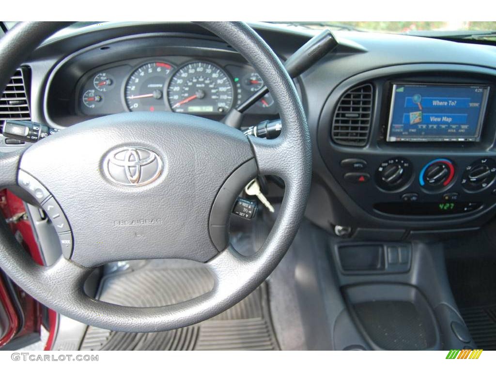 2006 Tundra Limited Double Cab - Salsa Red Pearl / Light Charcoal photo #10