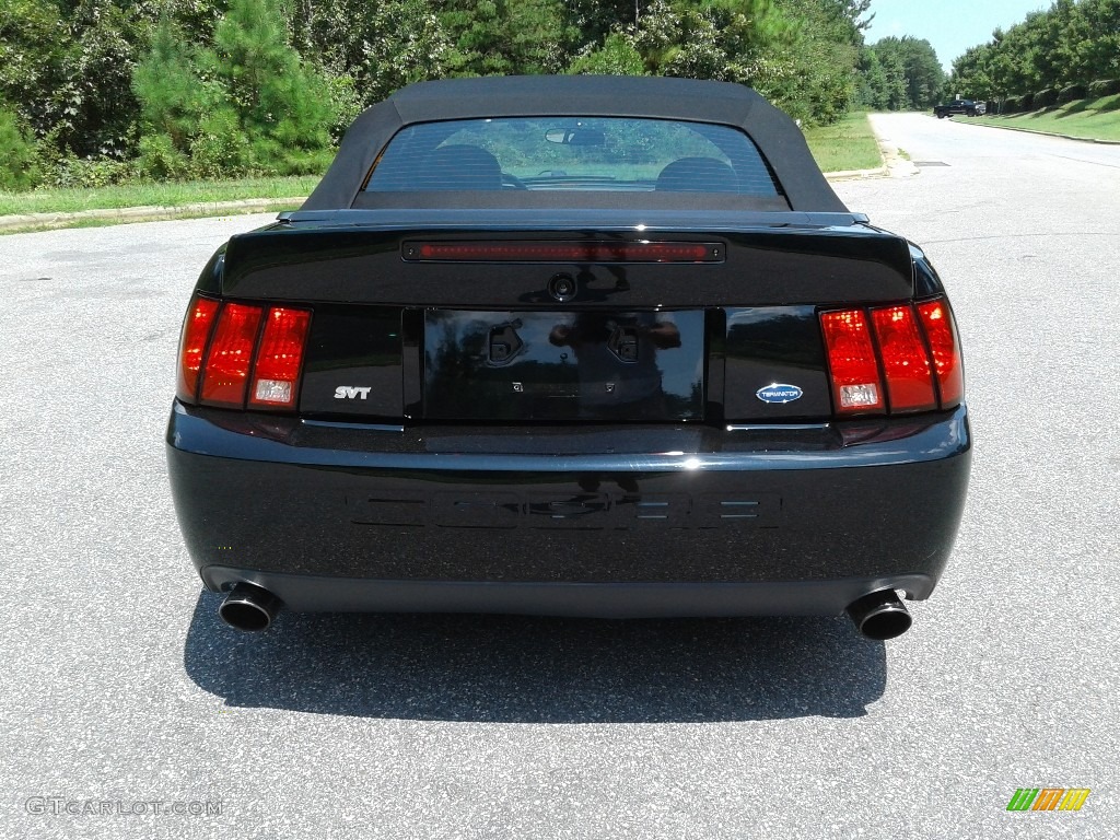 2003 Mustang Cobra Convertible - Black / Dark Charcoal/Medium Graphite photo #8