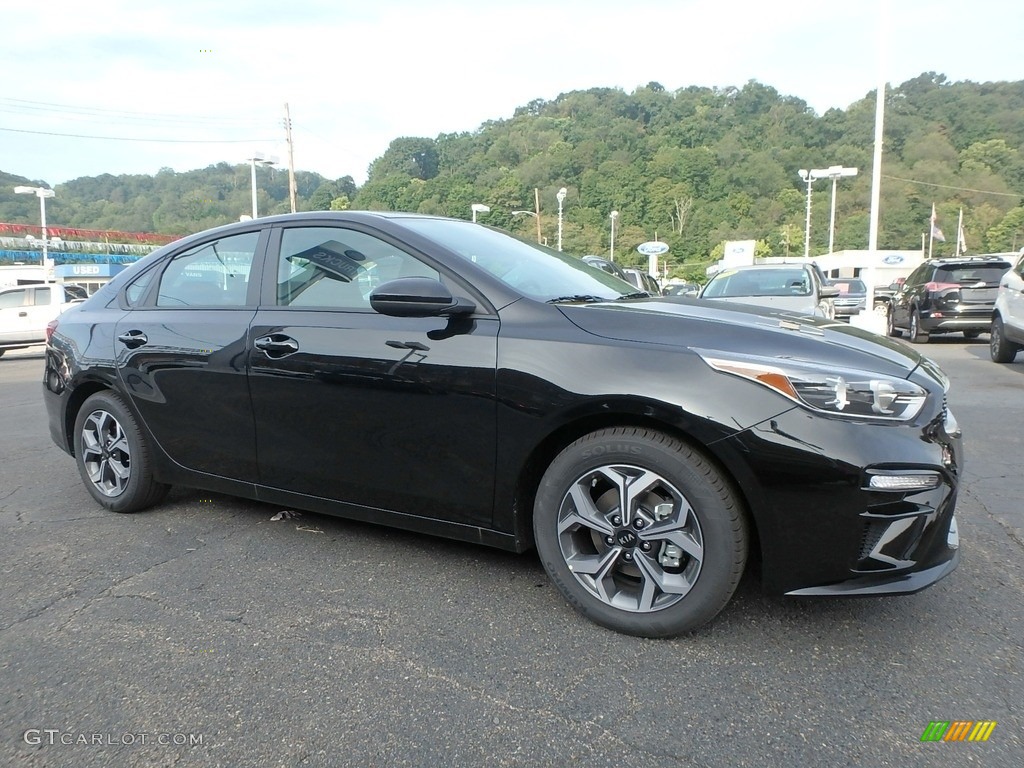 Black 2020 Kia Forte LXS Exterior Photo #134779365