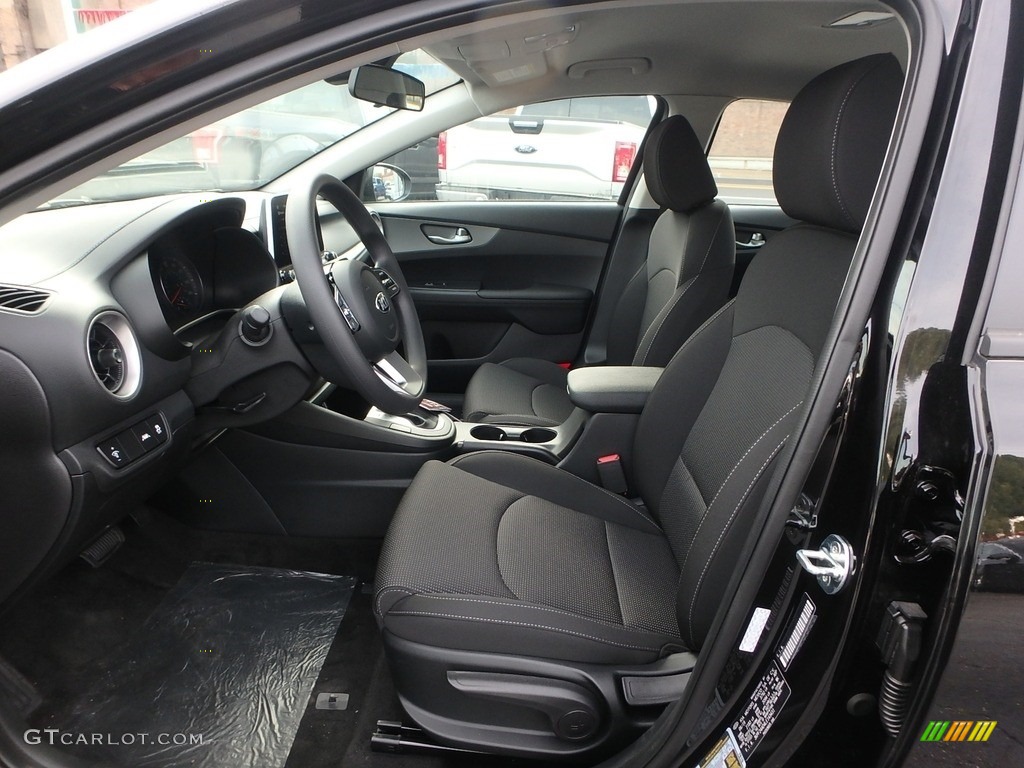 Black Interior 2020 Kia Forte LXS Photo #134779461