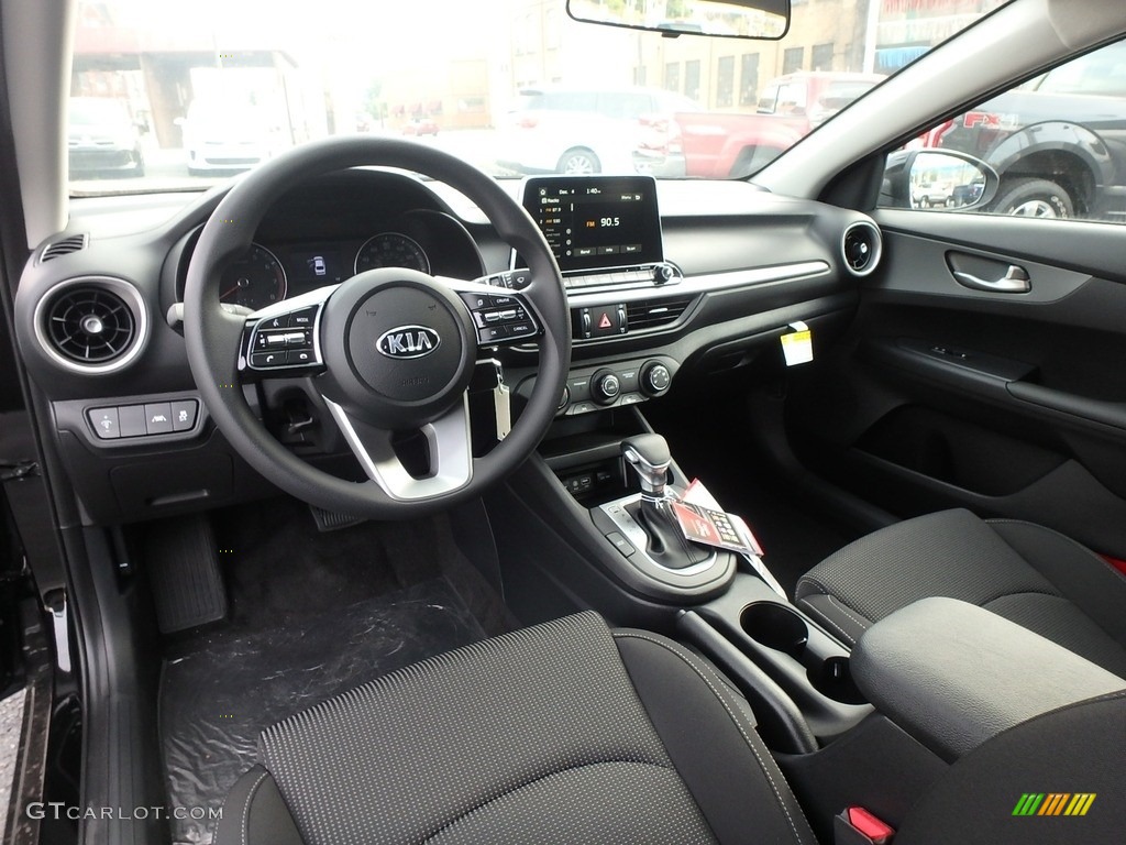 Black Interior 2020 Kia Forte LXS Photo #134779500