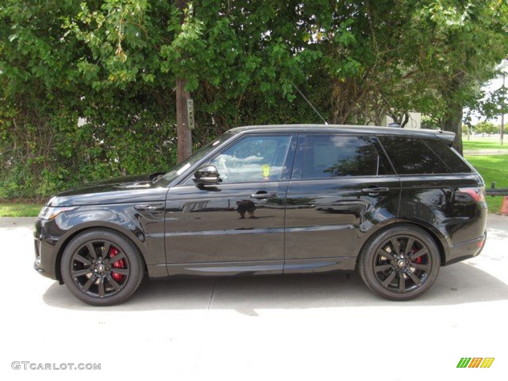 Santorini Black Metallic 2020 Land Rover Range Rover Sport HSE Dynamic Exterior Photo #134780193