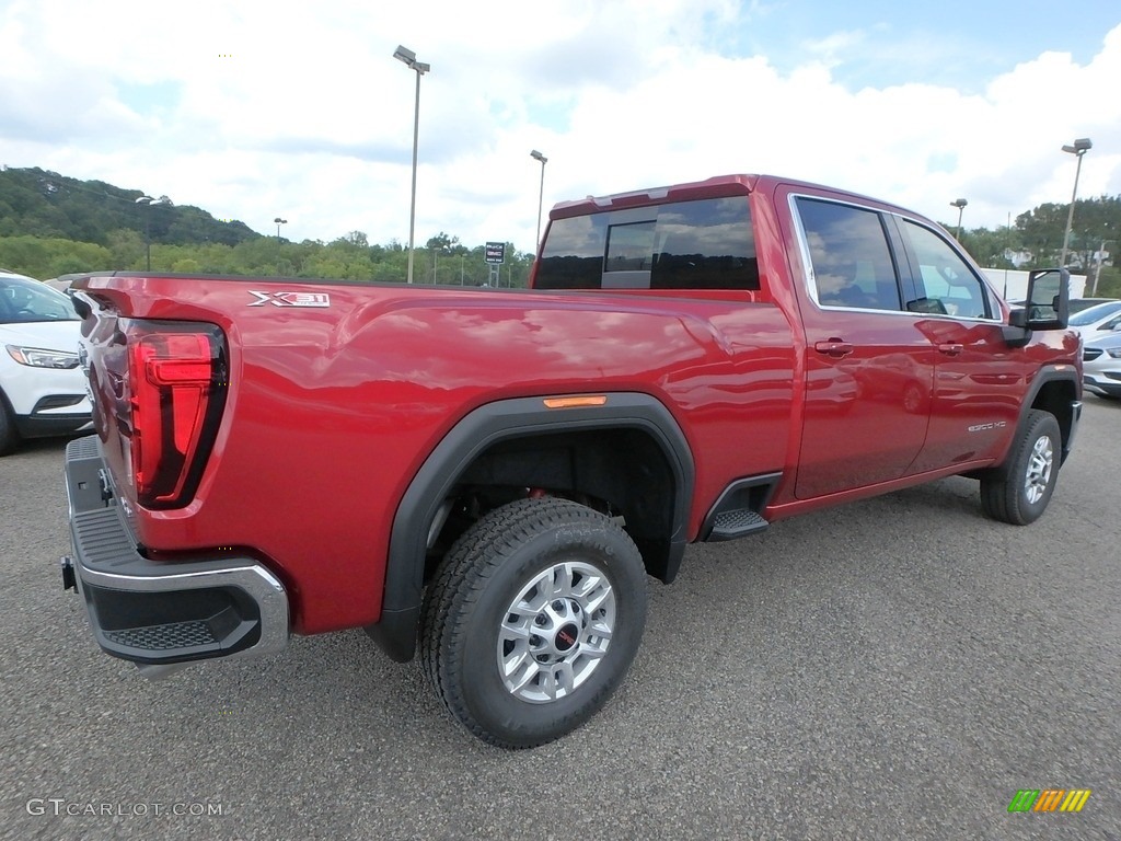 Red Quartz Tintcoat 2020 GMC Sierra 2500HD SLE Crew Cab 4WD Exterior Photo #134780399
